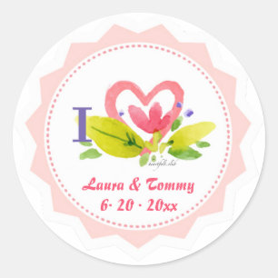 Adesivo Redondo Love Sticker