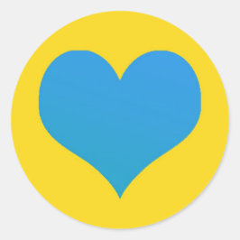 Adesivo Redondo Love U. Sticker