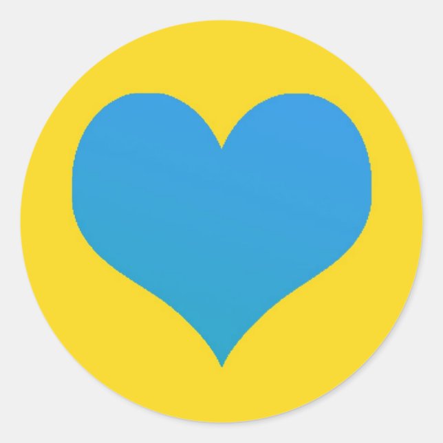 Adesivo Redondo Love U. Sticker (Frente)