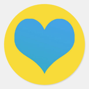 Adesivo Redondo Love U. Sticker