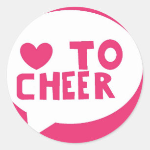 Adesivo Redondo lovetocheer
