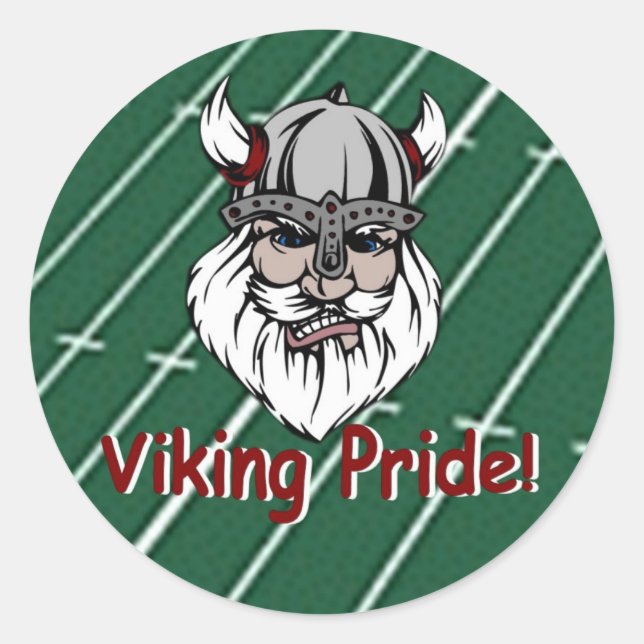 Adesivo Redondo Lowndes Viking Pride (Frente)