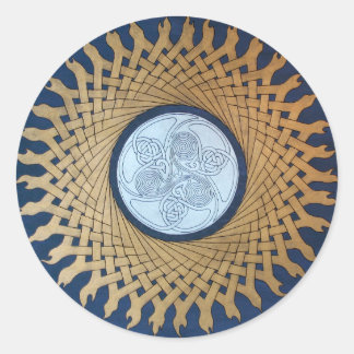 Adesivo Redondo Lua Celta