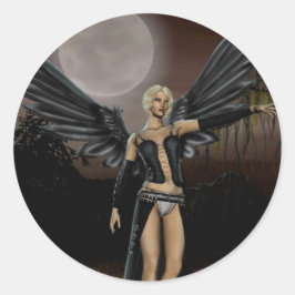 Adesivo Redondo Lua cheia (adesivos)