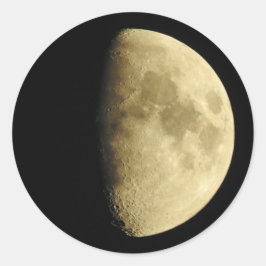 Adesivo Redondo Lua Fechar Foto