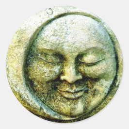 Adesivo Redondo Lua Mística