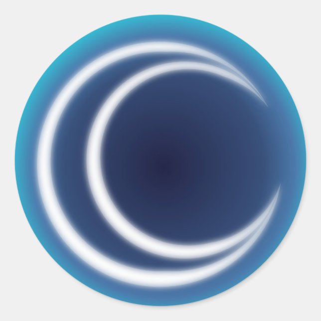 Adesivo Redondo LuaBrilho (Frente)