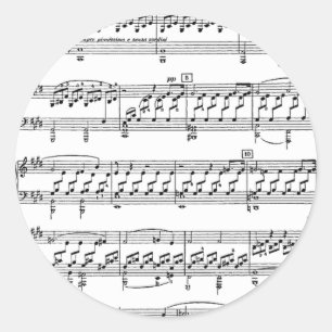 Adesivo Redondo Luar-Sonata-Ludwig-Beethoven