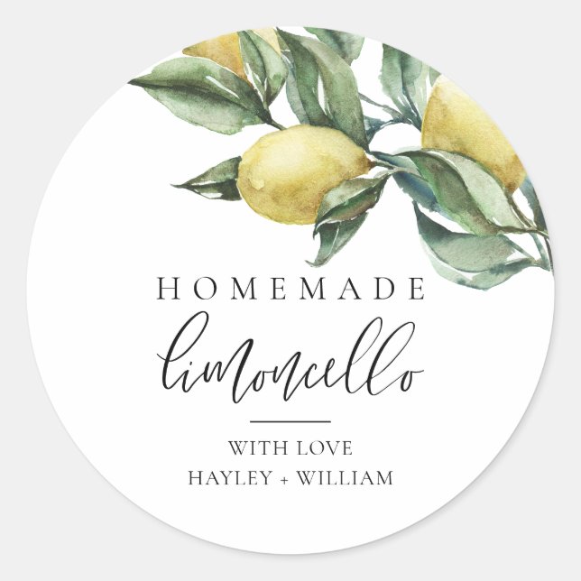 Adesivo Redondo Lucas Limoncello (Frente)