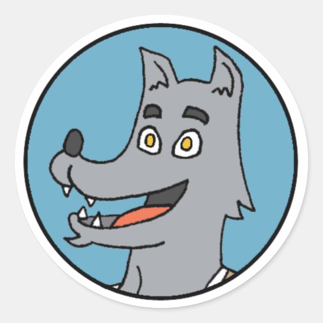 Adesivo Redondo Lucas Mini Circle Sticker (Frente)