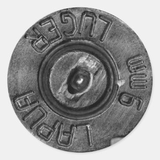 Adesivo Redondo Luger 9mm