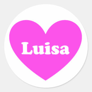 Adesivo Redondo Luisa