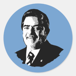 Adesivo Redondo Luiz Inácio Lula da Silva