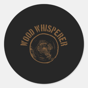 Adesivo Redondo Lumberjack Woodworker