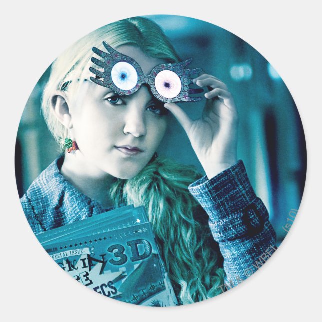 Adesivo Redondo Luna Lovegood (Frente)