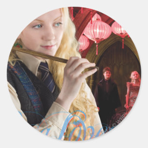 Adesivo Redondo Luna Lovegood Montage