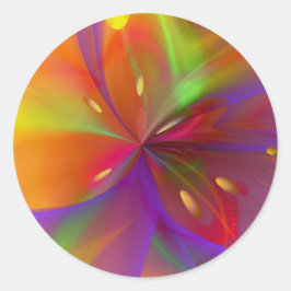 Adesivo Redondo Lustrous Lily