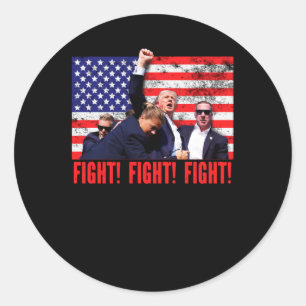 Adesivo Redondo Luta Contra A Foto