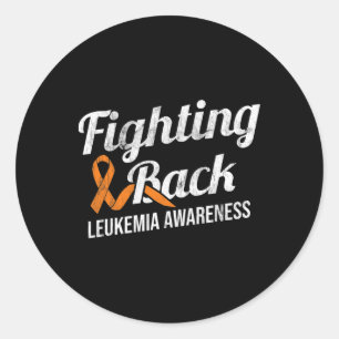 Adesivo Redondo Luta Contra A Leucemia Ck Sensibilização Leucemia