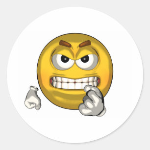 Adesivo Redondo Luta - Toon