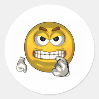 Adesivo Redondo Luta - Toon