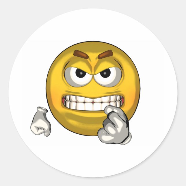 Adesivo Redondo Luta - Toon (Frente)