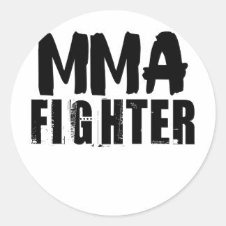 Adesivo Redondo Lutador de MMA