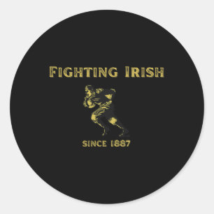 Adesivo Redondo Lutando contra o Design de futebol irlandês
