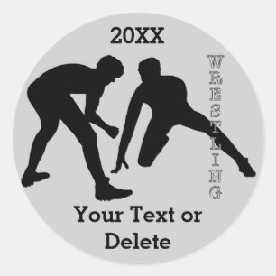 Adesivo Redondo Lutas personalizadas para rapazes
