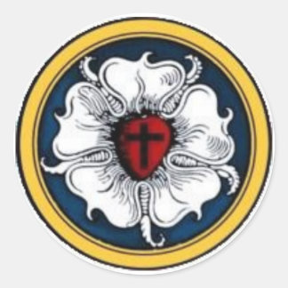 Adesivo Redondo Luther Rosa