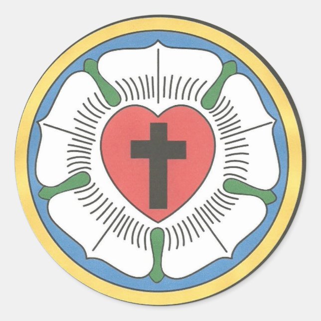Adesivo Redondo Lutheran Seal (Frente)