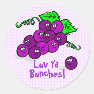 Adesivo Redondo Luv Ya Bunches!