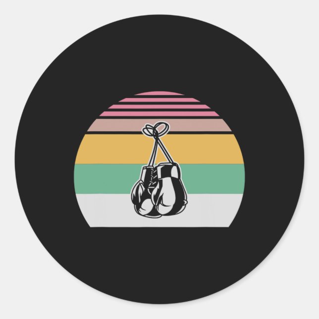 Adesivo Redondo Luvas para "in a box" retrorreflectoras Design 2 (Frente)