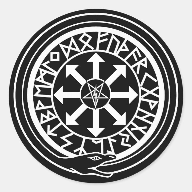 Adesivo Redondo Lux Occulta - Luz oculta (Frente)