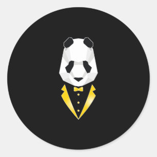 Adesivo Redondo Luxury Panda