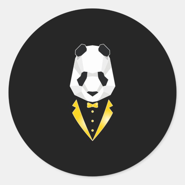 Adesivo Redondo Luxury Panda (Frente)