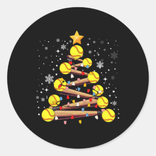 Adesivo Redondo Luz de árvore de Natal Softll Xmas Softll Meninas