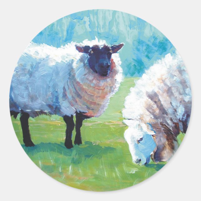 Adesivo Redondo Luz de Verão (Frente)