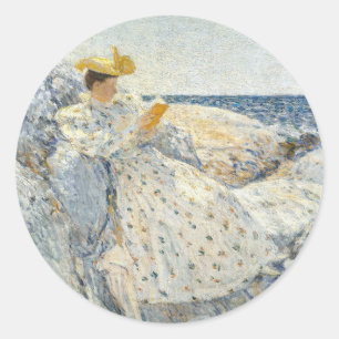 Adesivo Redondo Luz de Verão   Childe Hassam