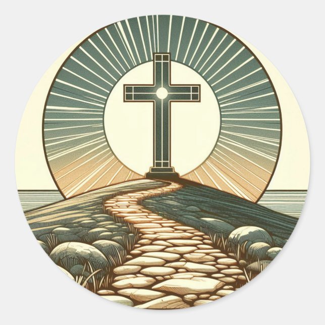 Adesivo Redondo Luz do Mundo (Frente)