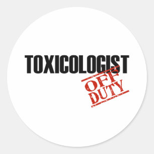 ADESIVO REDONDO LUZ FORA DE SERVIÇO DO TOXICÓLOGO