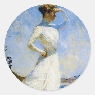 Adesivo Redondo Luz solar por Frank Benson