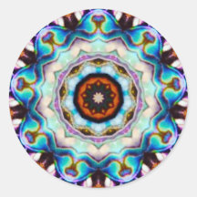 Luzes Azuis do Fractal Paua Shell