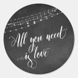 Adesivo Redondo Luzes brancas do quadro de controle Tudo que você 