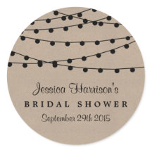 Luzes de corda preta no Chá de panela Kraft russo