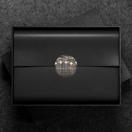 Adesivo Redondo Luzes Rústicas Fleur de Lis | Casamento Boho Chic