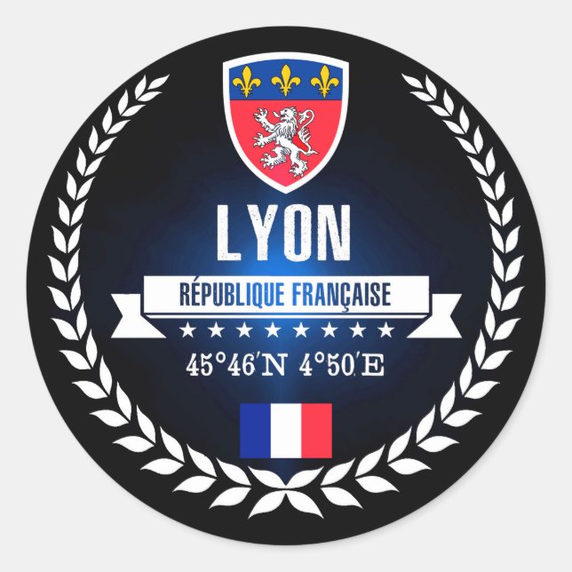 Adesivo Redondo Lyon (Frente)