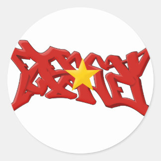 Adesivo Redondo Lyphe Eterno Vietnam