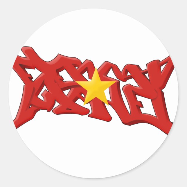 Adesivo Redondo Lyphe Eterno Vietnam (Frente)