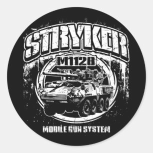 Adesivo Redondo M1128 Stryker Mobile Gun System